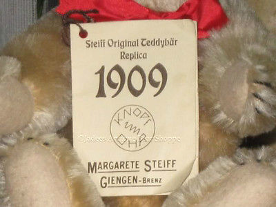 Steiff Original Teddy Bear Replica 1909 406201 | Jadees Antique