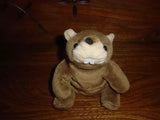 Ganz 1996 Bucky Beaver Velvet Plush 10 inch