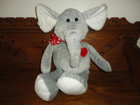 Elephant Stuffed Soft Toy Valentine Hearts 16 inches