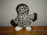 Ganz Natasha Teddy Bear 9 inch H4140 Velvet Leopard Print Coat 2000