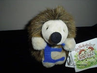 Russ Hedgehogs of Leafy Lane Hedgehog Plush Letter E