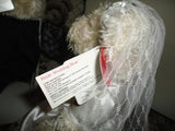 Russ Bride & Groom WEDDING BEAR SET WHITE LACE & PROMISES Retired