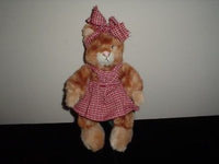 Russ Berrie Kittra Kitten Cat 7 Inch Handmade 100430