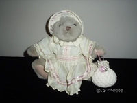 Russ Berrie Fionna Victorian Style Bear 6 Inch 4793