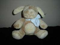 Russ Berrie Mocha 6 inch Puppy Dog Plush 21720 w Rattle