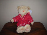 La Senza Silk & Satin Lingerie Christmas Bear Leonardo 16 Inch 2001 Mint