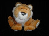 Hallmark Tiger Plush 9 Inch Stuffed Toy With Red Ribbon