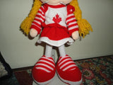 Canadian Canada Maple Leaf DOLL 15 inches Soft Stuffed