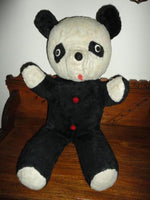 Old Antique Silk Plush Large Panda Bear Ganz Bros Toronto 27 inch