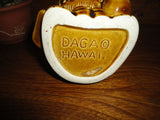 Vintage Daga Made in Hawaii Tanuki Bear Kyoto Heavy Porcelain Figurine Cup