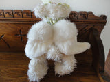 Ganz Pets ROSEWATER Bunny Rabbit Angel Bear Jointed Plush w Tag H5252 Retired