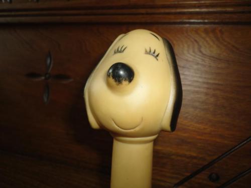 Vintage SNOOPY Rubber Squeaker Squeaky Toy 5.5 inch Taiwan Works