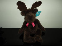 RUSS Caress Soft Pets WILDWOOD MOOSE Vintage 14 inch Nr 1222 Handcrafted NEW