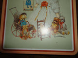 Giordano Art 1987 Tin Metal Case Antique Doll & Toys Bessies Playmates