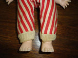 Vintage Estate Baby Boy Doll in Pjs Open Close Eyes Made Hong Kong 10 inch