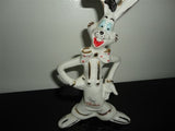 Vintage Porcelain ROGER RABBIT Figurine by Lady Angela Toronto Signed Daniel