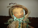 USA Woodstown Whimsies Folk Art GUARDIAN OF HOPE Gourd Doll OOAK 2011