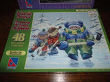 Steiff Bears on Train & Teddys on Ice Playing Hockey 2 Puzzle Lot Sure-Lox