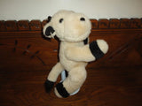 Ganz Heritage 1991 COW Stuffed Toy Fully Jointed Beige & Black 12 inch Retired