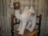 Vintage Tunisia Souvenir Dromedary Camel Plush Toy 50 cm