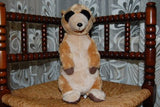 Ravensden Collection UK Beige Meerkat 12in. Stuffed Animal Plush