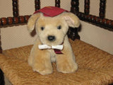 Russ Berrie Graduation Golden Lab Puppy Dog Plush 1145