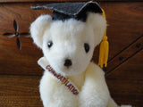 Russ Berrie Graduation Bear Congratulation Diploma & Cap