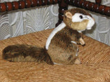 Anna Club Plush Holland WWF Soft Brown White Squirrel Plush 6.3 Inch 1986