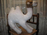 Vintage Tunisia Souvenir Dromedary Camel Plush Toy 50 cm