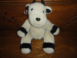 Ganz Heritage 1991 COW Stuffed Toy Fully Jointed Beige & Black 12 inch Retired