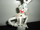 Vintage Porcelain ROGER RABBIT Figurine by Lady Angela Toronto Signed Daniel