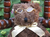 UK Brown Teddy Bear with Glasses RARE