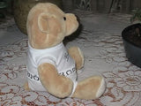 UK Bjorn Borg 11 Inch Signed Teddy Bear Plush Rare Collectible