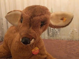 Steiff Forest Animal Molly Reh Deer 104602 0407/60 1991 KFS REINDEER JUMBO