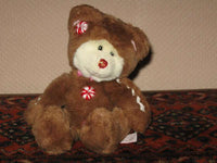 Russ Berry UK 9 inch Teddy Bear COOKIE  22406