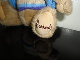 Harrods Knightsbridge UK Little Teddy Bear Plush in Knitted Sweater 8 inch