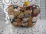 Lot 2 Miniature Bears With Arm Chair Beige Mary Holstad Yellow Creature Comforts