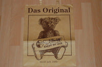 Steiff The Das Original Button in Ear Knopf Im Ohr Paper Shopping Bag EN DE New