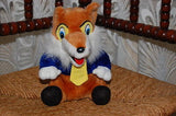 Vintage Germany German Plush Fox 1970s Felt Tongue