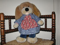 Warex Dutch Vintage Girl Dog Plush - Original Clothing