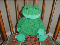 Russ Berrie Paddy Frog  Plush Toy  3128 Large 12 inch