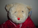 La Senza Silk & Satin Lingerie Christmas Bear Leonardo 16 Inch 2001 Mint