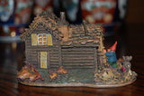 Rien Poortvliet Classic Villages David the Gnome Statue Gnome House and Mouse