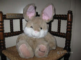 Harrods Knightsbridge UK Brown Easter Bunny Rabbit Plush 16 inch