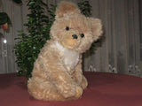 Vintage 17in German Dralon Mohair Open Mouth Zotty Bear