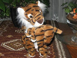 Dutch Soft Bears By MM Mother Tiger with Cub Plush