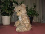 Vintage 17in German Dralon Mohair Open Mouth Zotty Bear