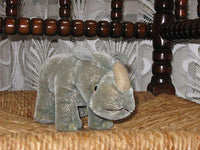 Steiff Nashorn Nosy Rhinoceros 1314,0 no id 14cm 1954-1958