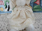 Russ HONEYSUCKLE Bunny Rabbit 4759 Victorian Dress Rare