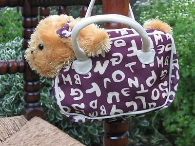 Girls Fuzzy Plush Bag Colorful Cute Unicorn Puppy Zipper - Temu